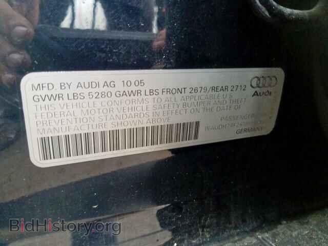 2006 AUDI A6 - VIN: WAUDH74F26N094196 - Фото 10
