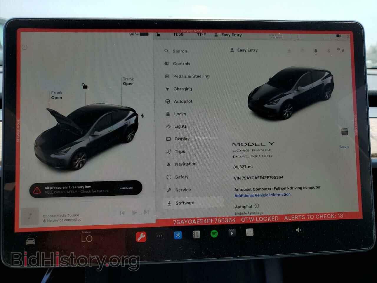 2023 TESLA MODEL Y - VIN: 7SAYGAEE4PF765364 - Фото 9