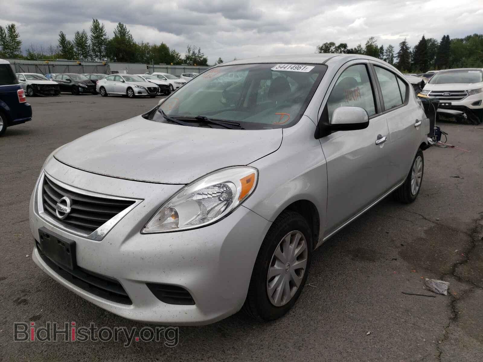 2012 NISSAN VERSA - VIN: 3N1CN7AP5CL915987 - Фото 2