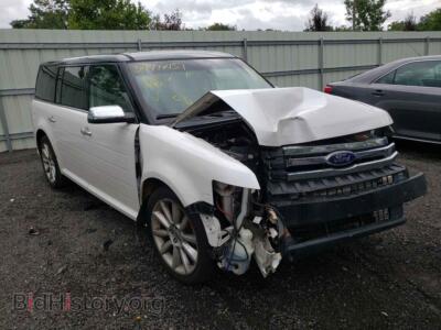 2011 Ford FLEX Flex Limit, white — VIN 2FMHK6DC4BBD20195, Copart