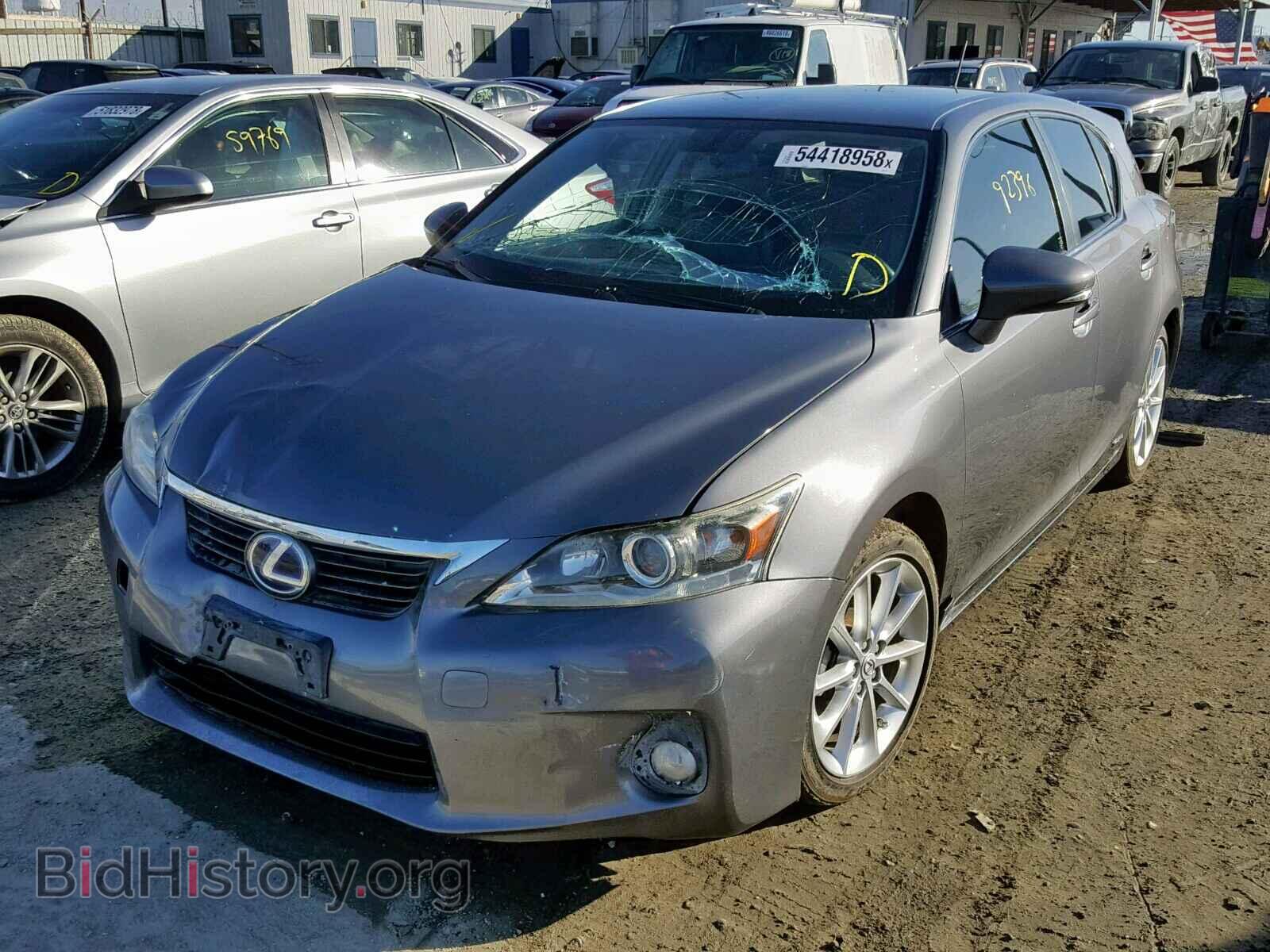 2012 LEXUS CT 200 - VIN: JTHKD5BH9C2086753 - Фото 2
