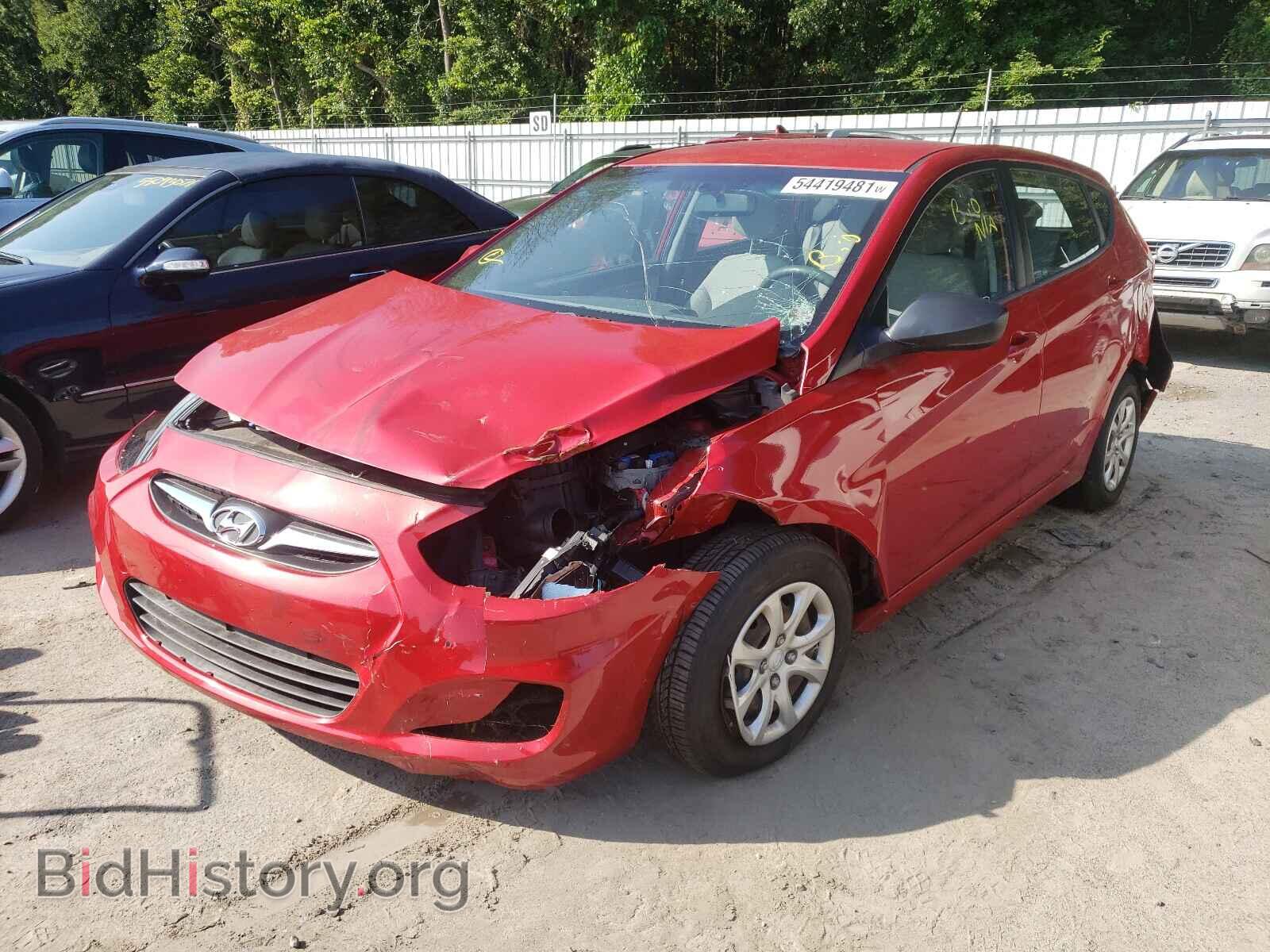 2012 HYUNDAI ACCENT - VIN: KMHCT5AE3CU007190 - Фото 2