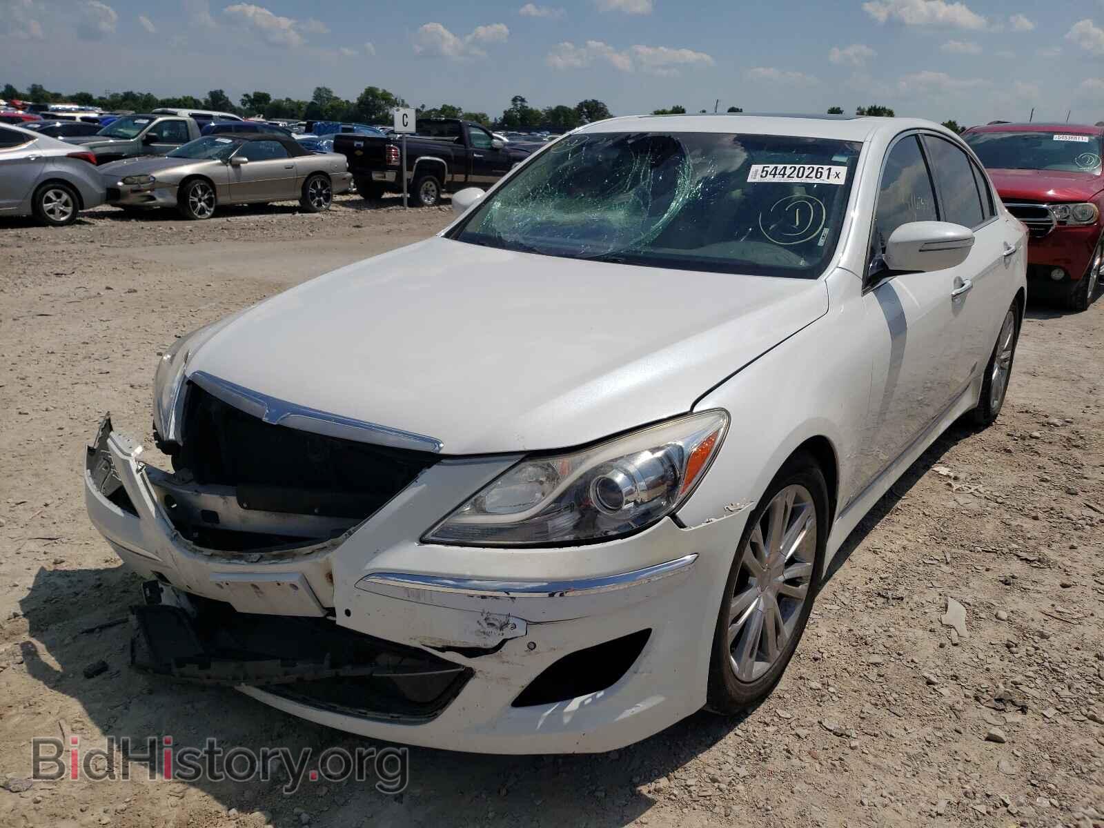 2012 HYUNDAI GENESIS - VIN: KMHGC4DF4CU203185 - Фото 2