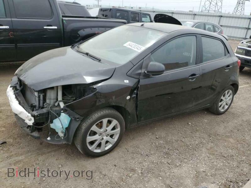2011 Mazda 2 (VIN JM1DE1HY7B0130654) — photo 1 of 13, Copart, damage: front end