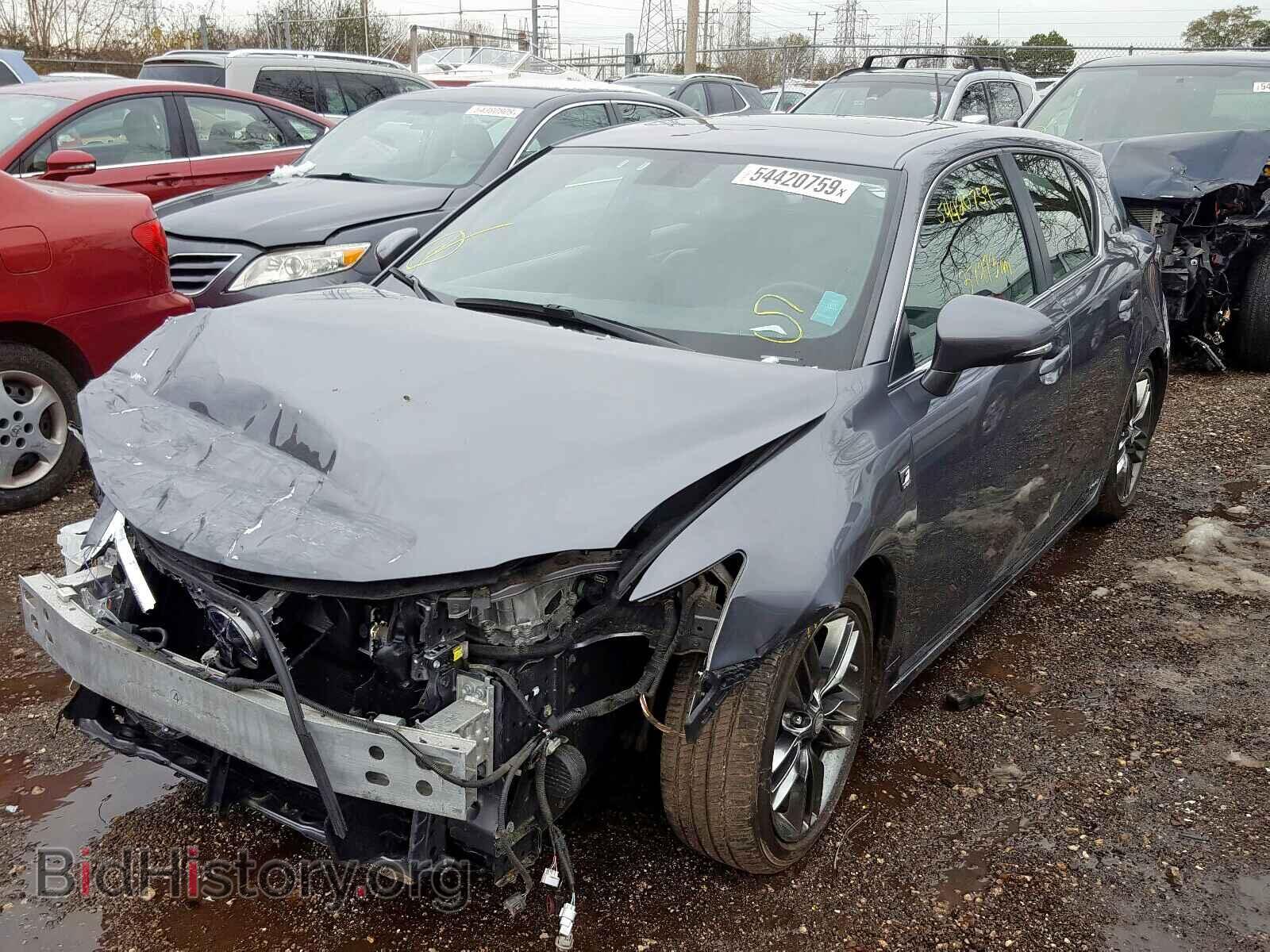 2012 LEXUS CT 200 - VIN: JTHKD5BH2C2058874 - Фото 2