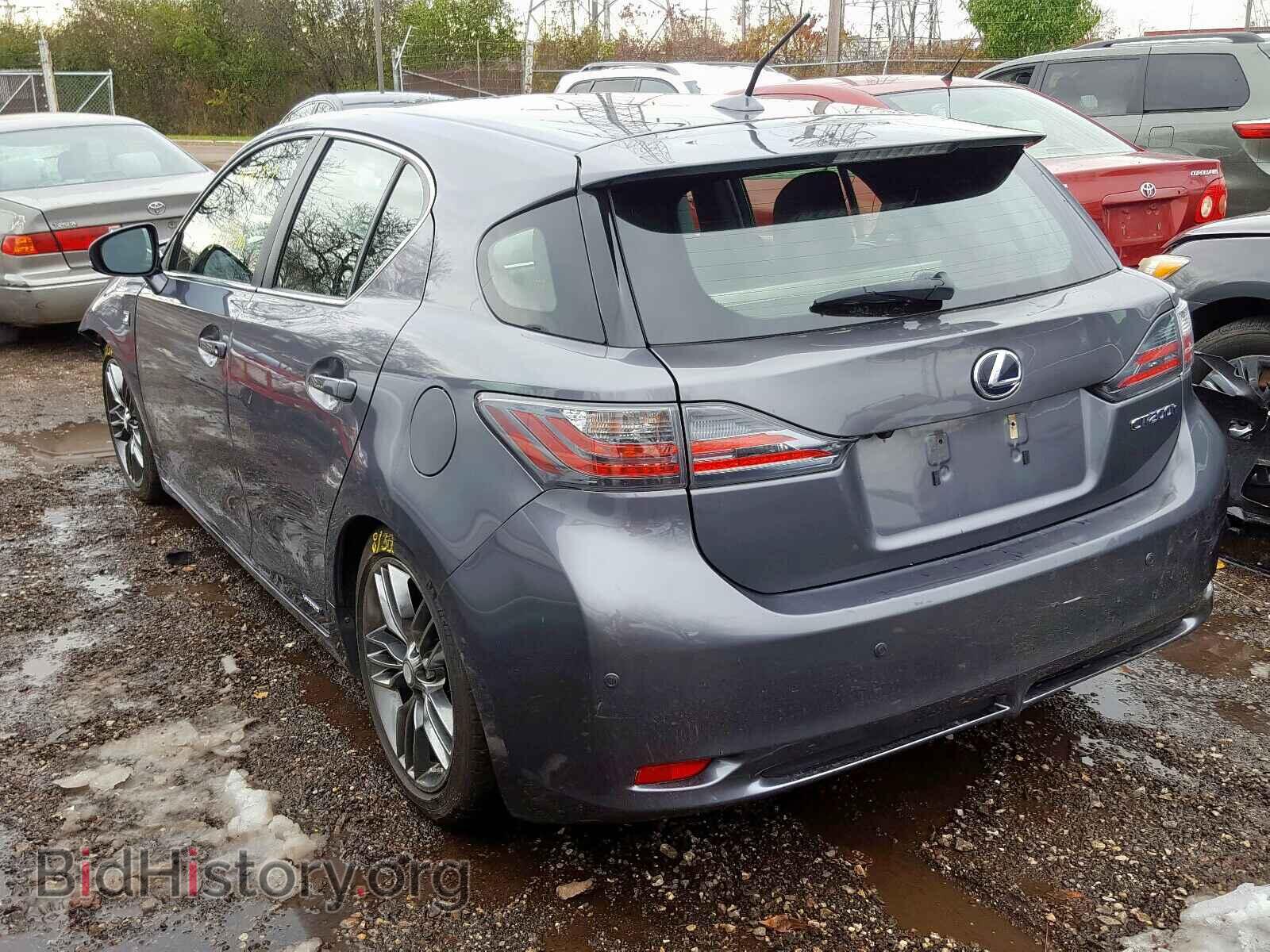 2012 LEXUS CT 200 - VIN: JTHKD5BH2C2058874 - Фото 3