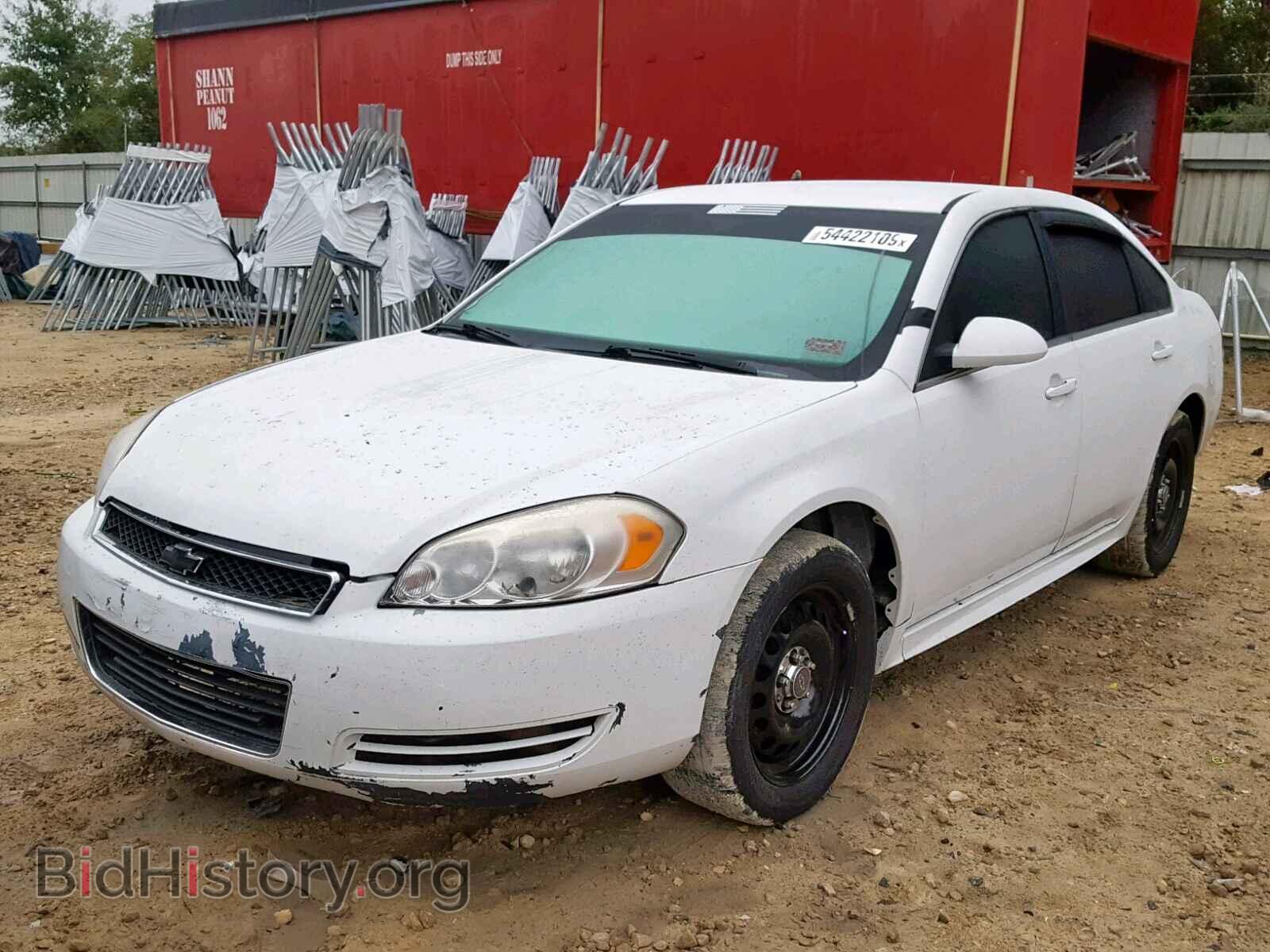 2012 CHEVROLET IMPALA - VIN: 2G1WD5E35C1190216 - Фото 2