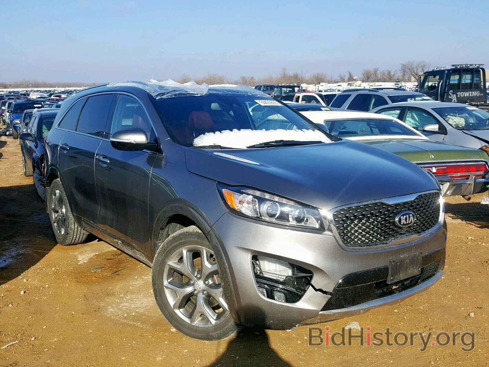 Информация о 5XYPK4A17GG028910 KIA SORENTO SX 2016 SILVER GAS