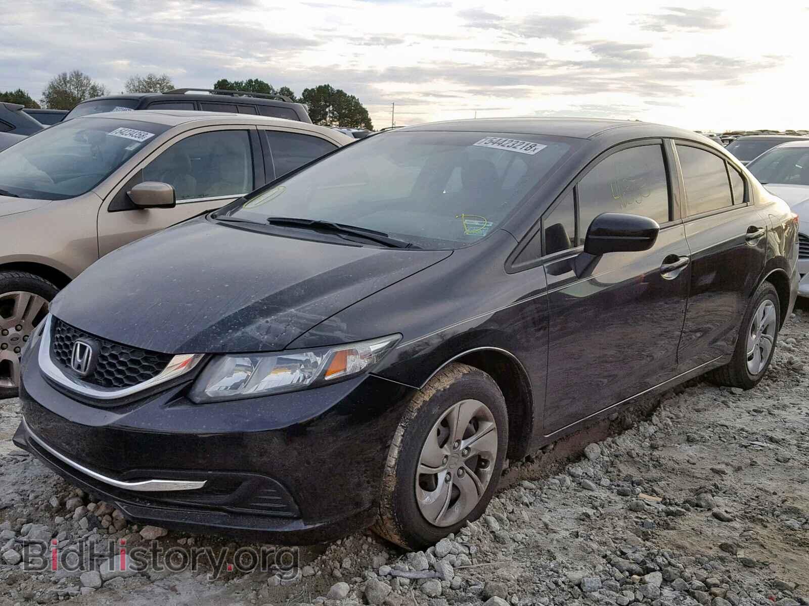2014 HONDA CIVIC LX - VIN: 19XFB2F5XEE003697 - Фото 2