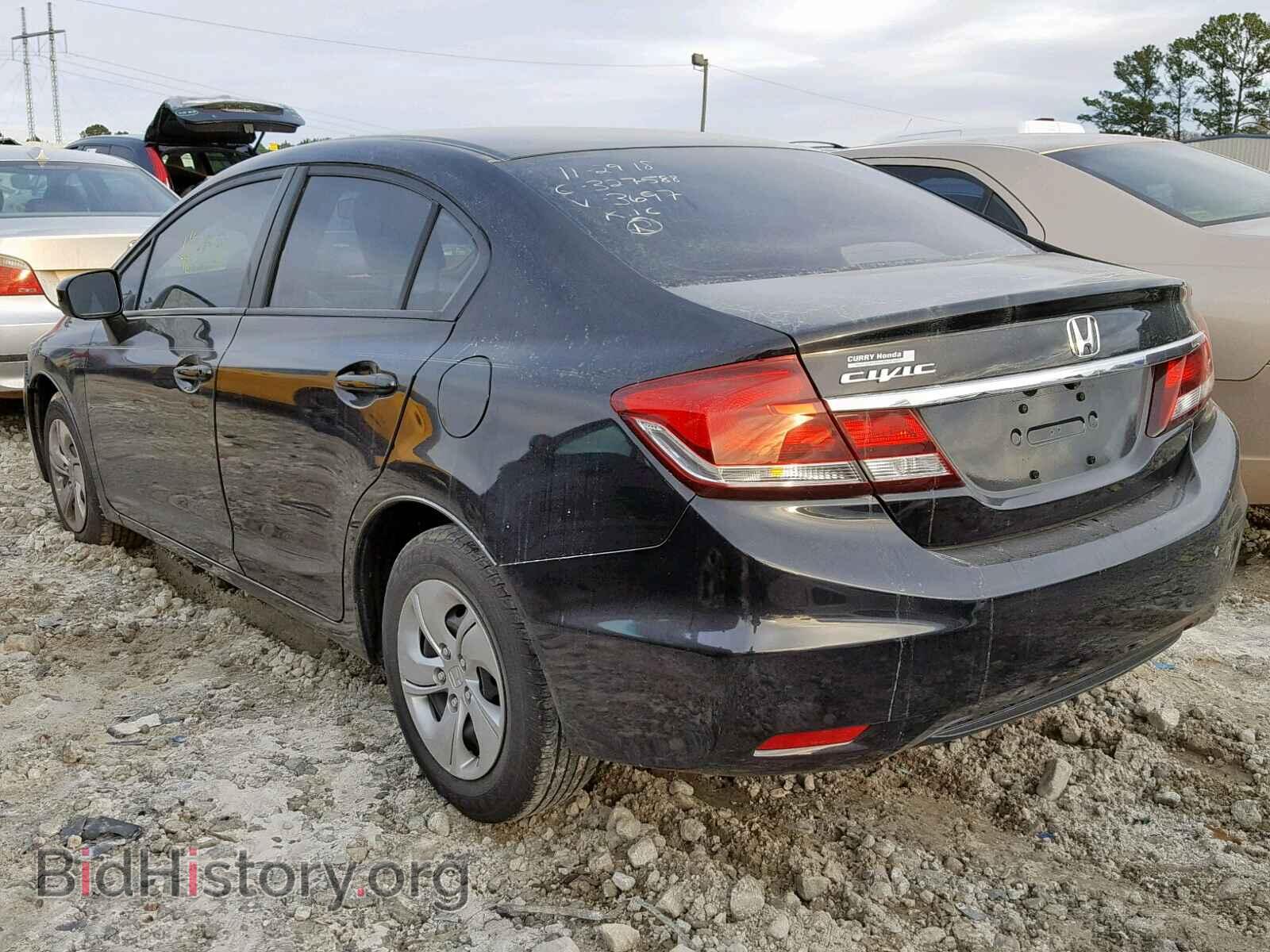 2014 HONDA CIVIC LX - VIN: 19XFB2F5XEE003697 - Фото 3