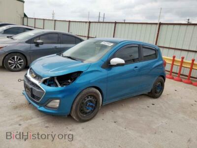 2019 Chevrolet SPARK LS, бирюзовый — VIN KL8CB6SA9KC761748, Copart