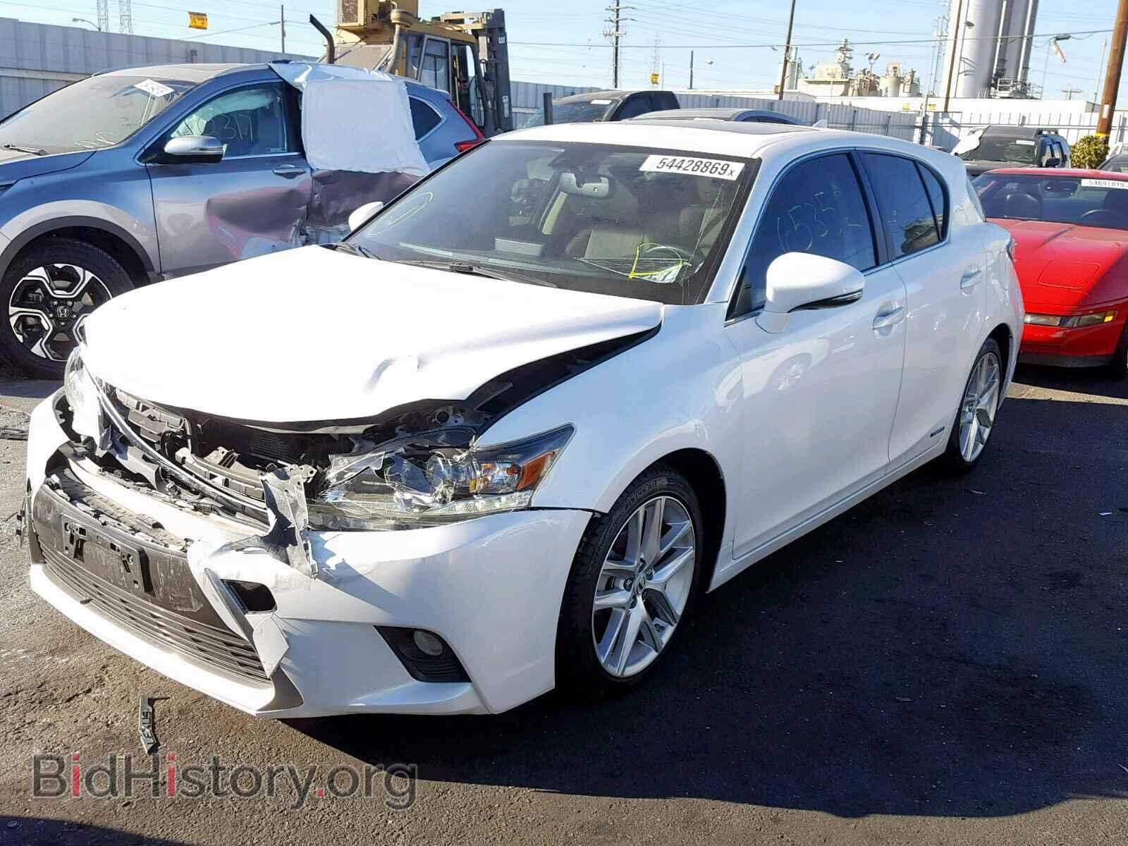 2014 LEXUS CT 200 - VIN: JTHKD5BH4E2194670 - Фото 2