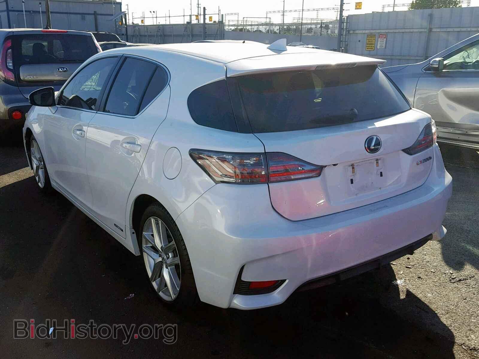 2014 LEXUS CT 200 - VIN: JTHKD5BH4E2194670 - Фото 3