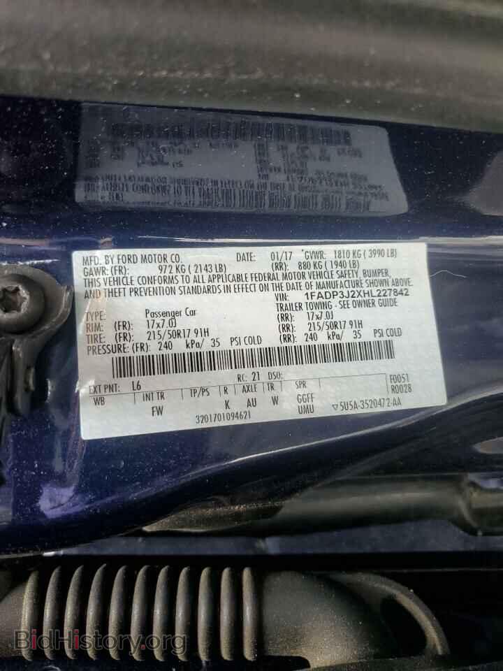 2017 FORD FOCUS - VIN: 1FADP3J2XHL227842 - Photo 13