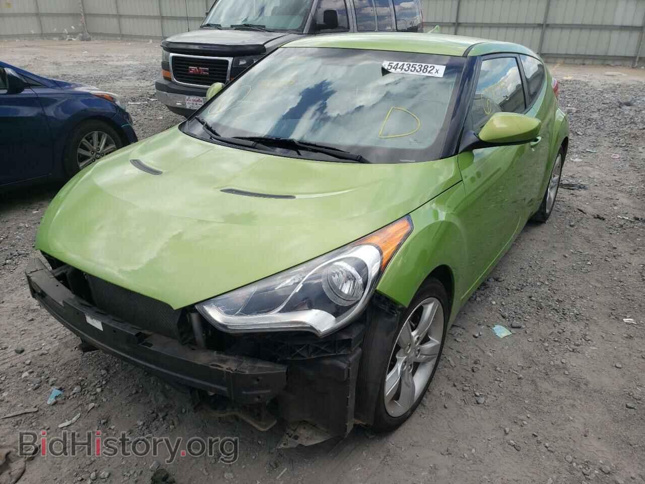 2012 HYUNDAI VELOSTER - VIN: KMHTC6AD3CU064342 - Фото 2