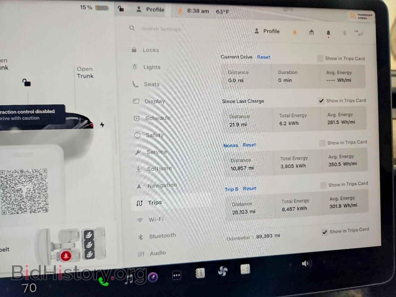 2022 TESLA MODEL 3 - VIN: 5YJ3E1EA7NF370540 - Photo 9