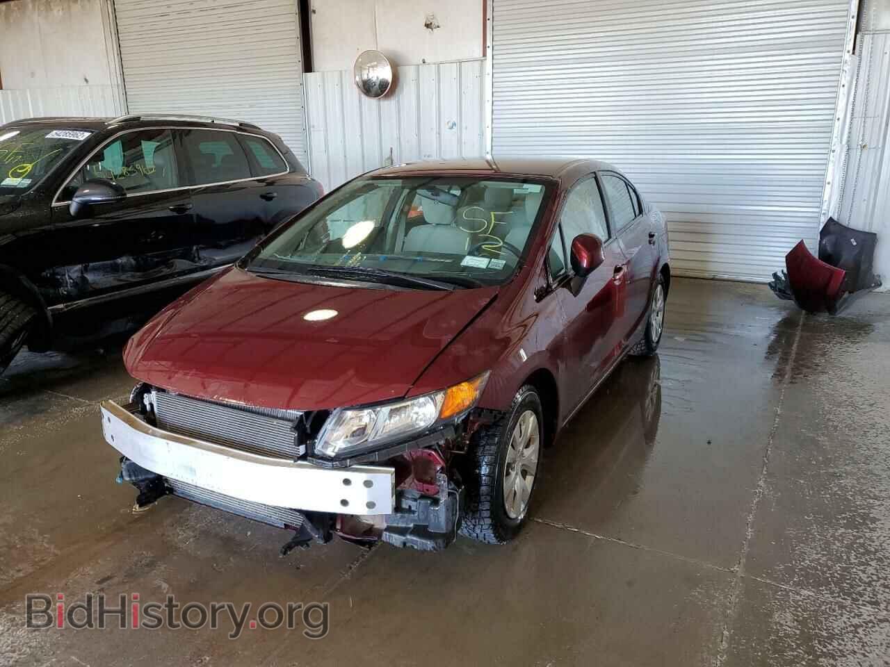 2012 HONDA CIVIC - VIN: 2HGFB2F5XCH589241 - Фото 2