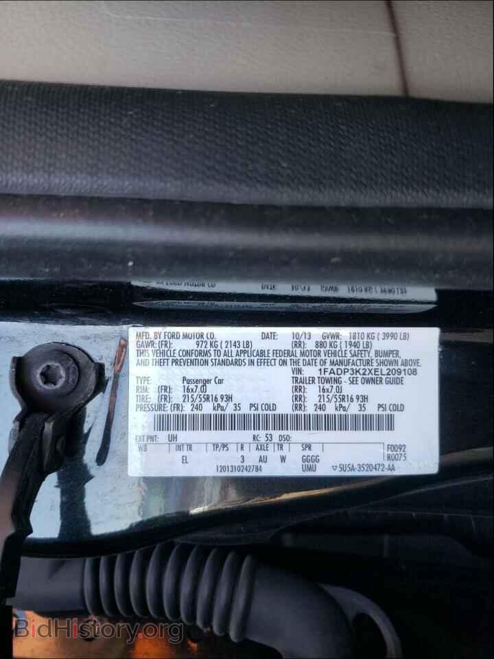 2014 FORD FOCUS - VIN: 1FADP3K2XEL209108 - Photo 10
