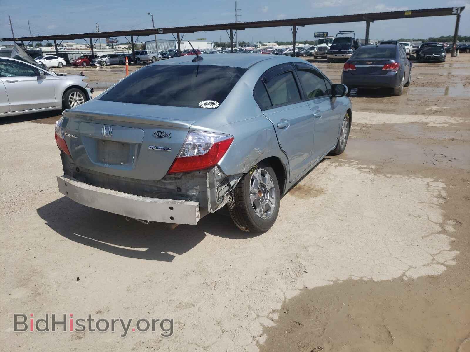 2012 HONDA CIVIC - VIN: JHMFB4F31CS005860 - Фото 4