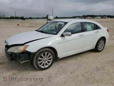 2013 Chrysler 200 Limited, белый — VIN 1C3CCBCG9DN525905, Copart