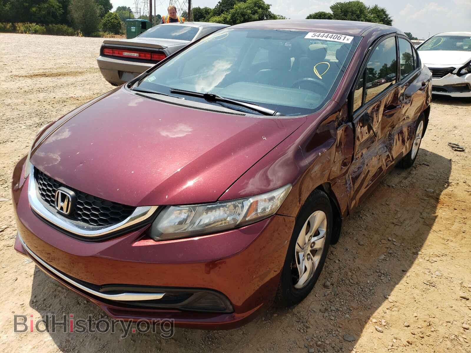 2013 HONDA CIVIC - VIN: 2HGFB2F50DH586110 - Фото 2