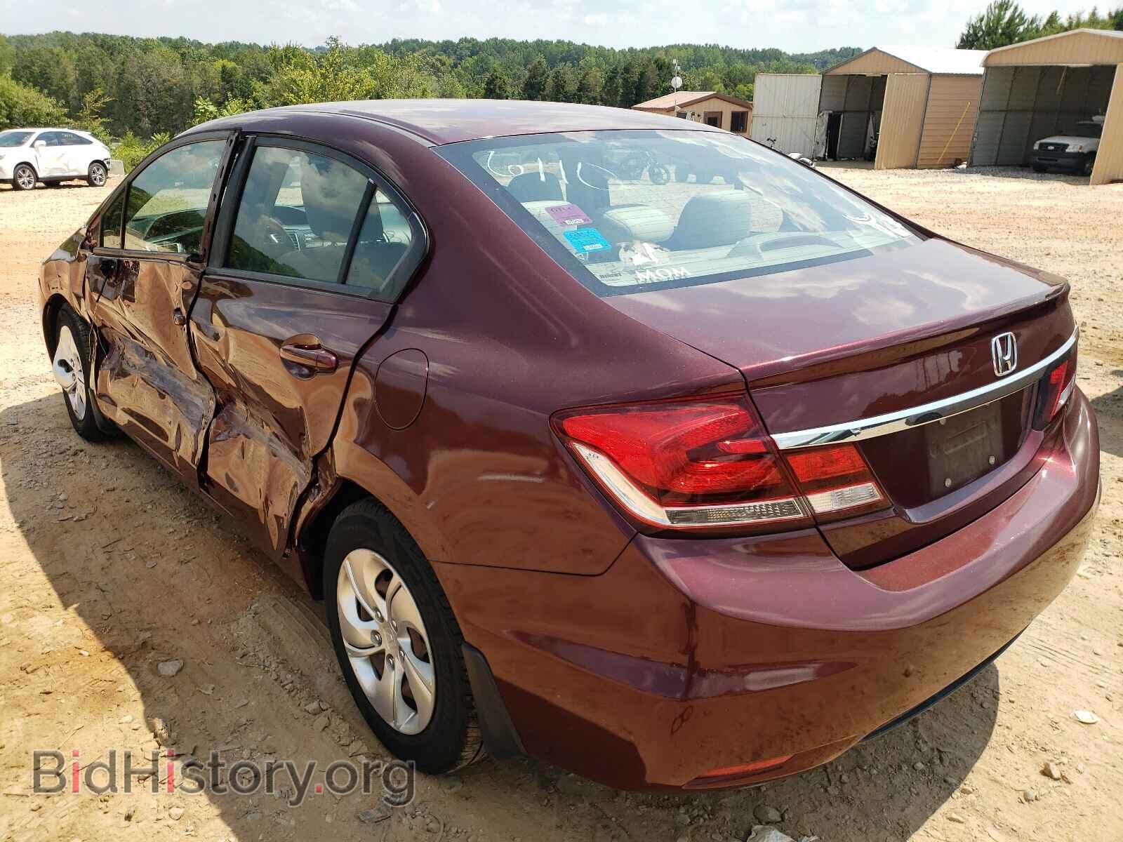 2013 HONDA CIVIC - VIN: 2HGFB2F50DH586110 - Фото 3