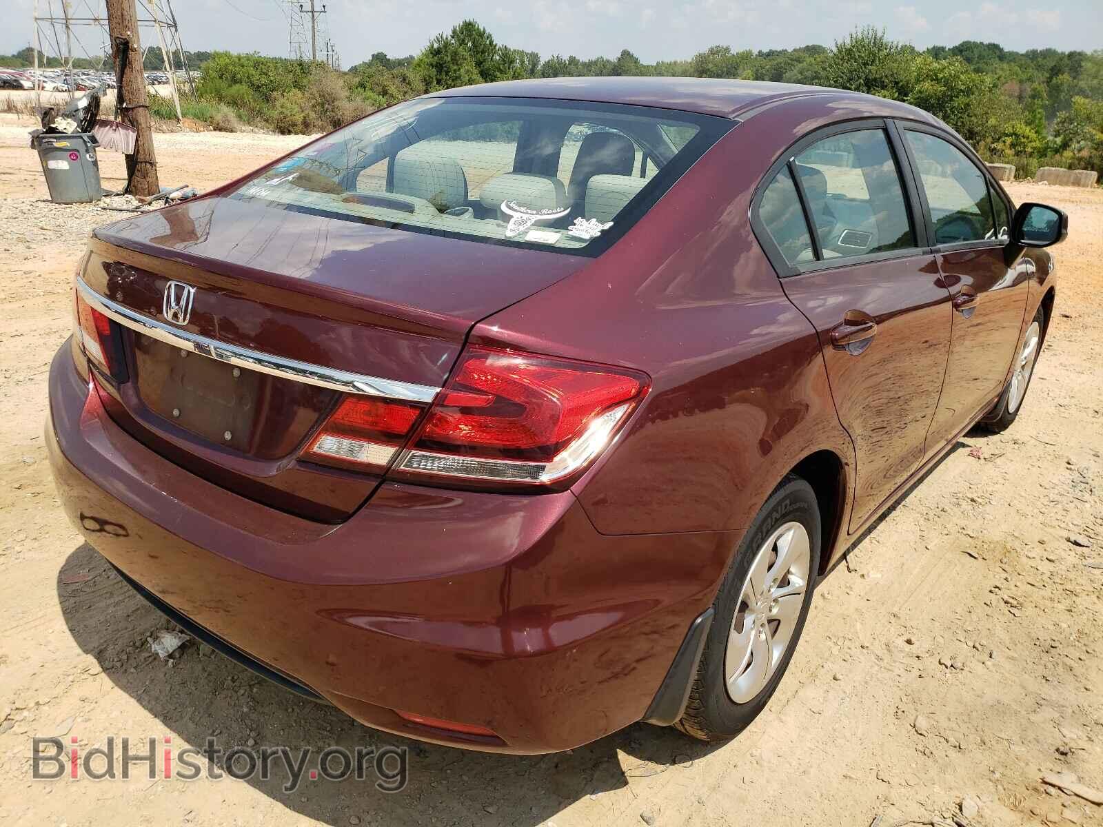 2013 HONDA CIVIC - VIN: 2HGFB2F50DH586110 - Фото 4