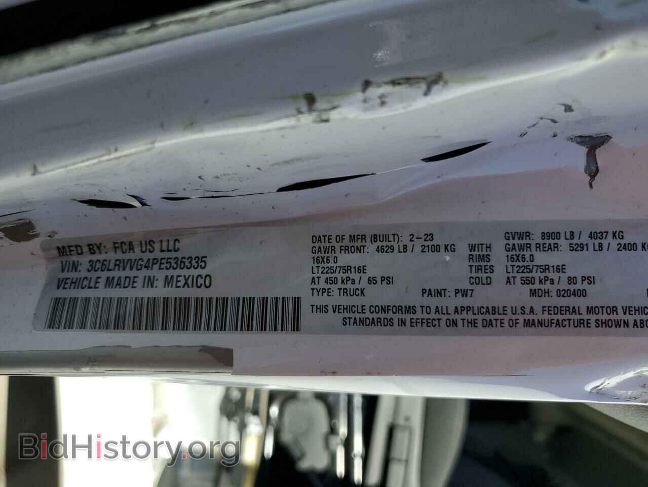 2023 RAM All Models - VIN: 3C6LRVVG4PE536335 - Фото 13