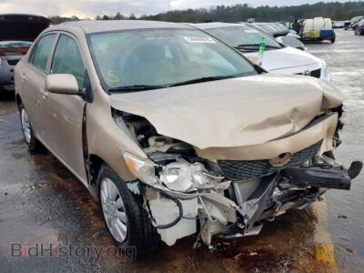 2010 Toyota COROLLA BA, золотистый — VIN 2T1BU4EE2AC515825, Copart
