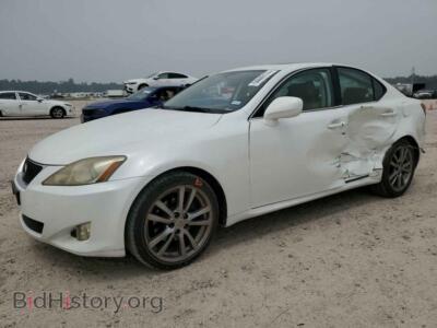2008 Lexus IS 250, белый — VIN JTHBK262785059776, Copart