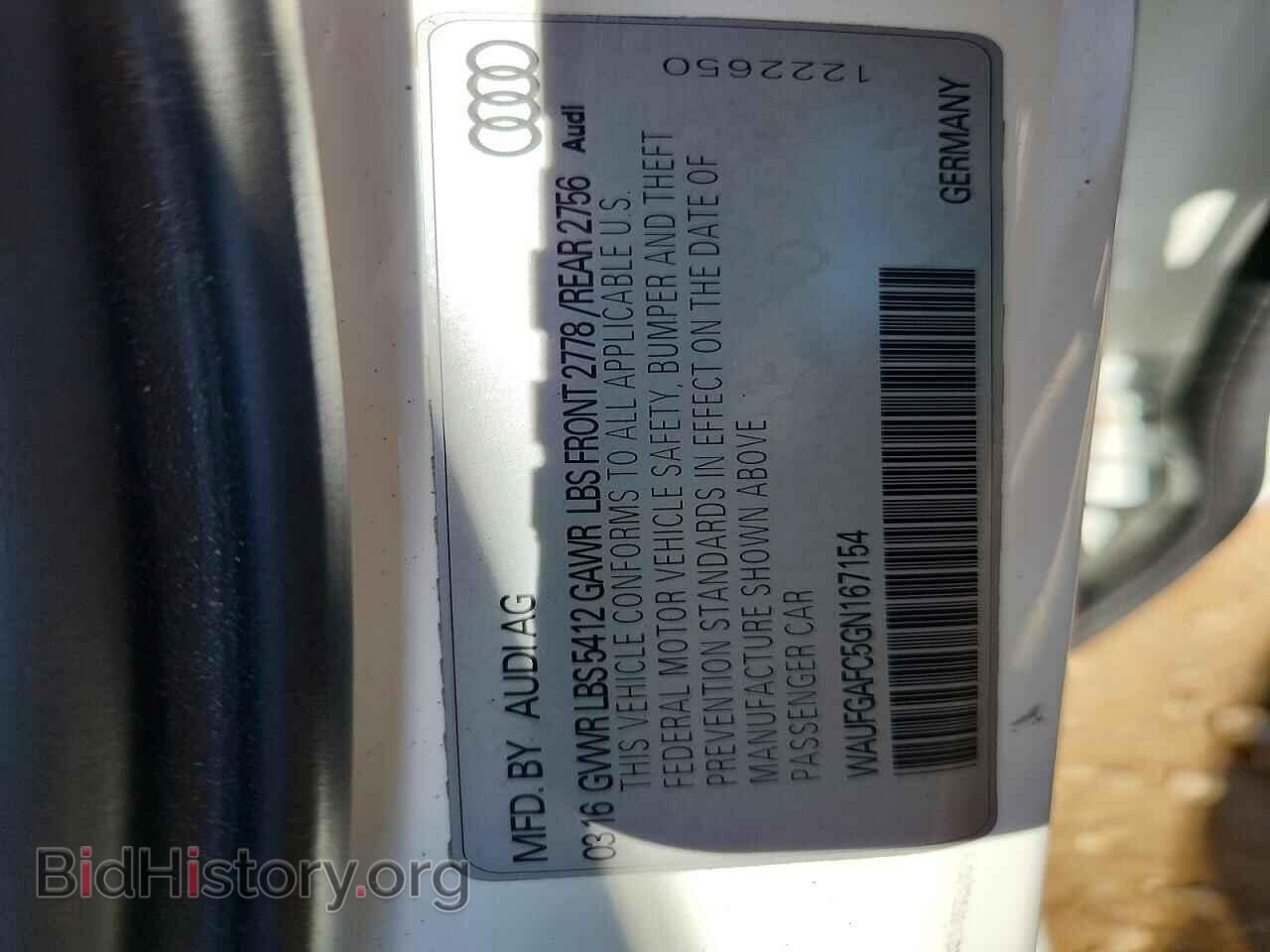 2016 AUDI A6 - VIN: WAUFGAFC5GN167154 - Photo 12