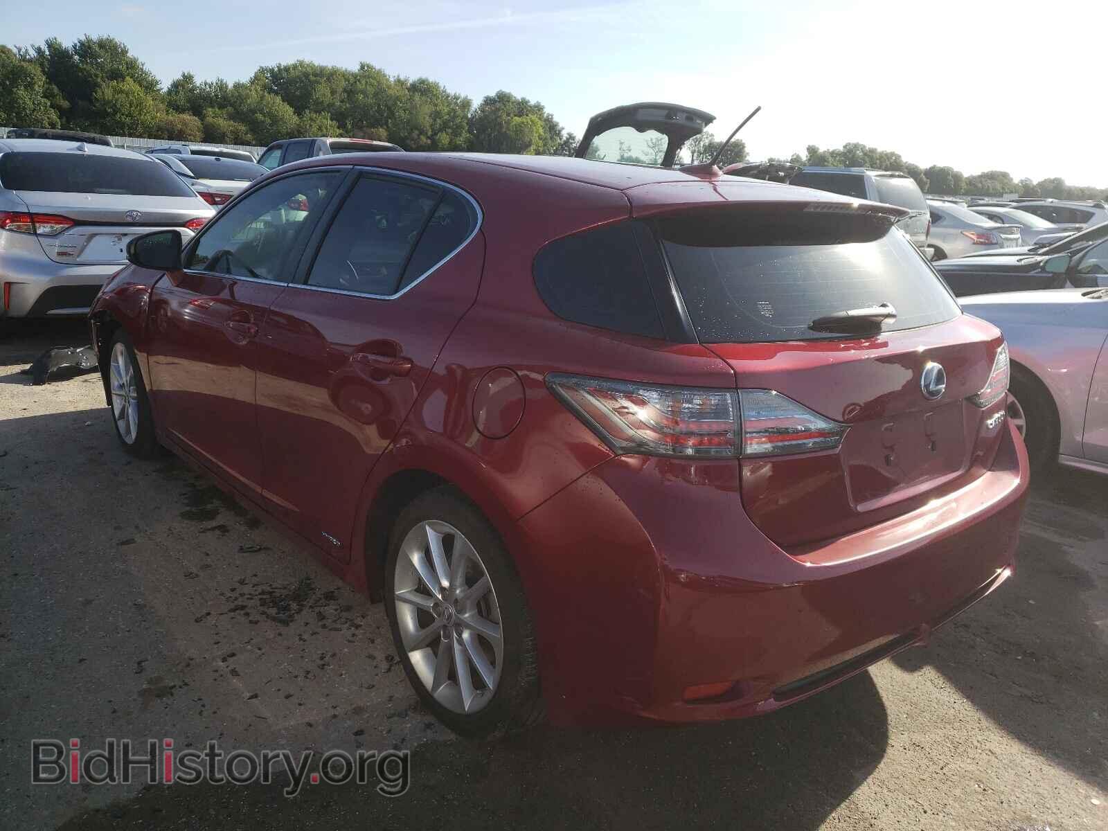 2011 LEXUS CT 200 - VIN: JTHKD5BH8B2007703 - Фото 3