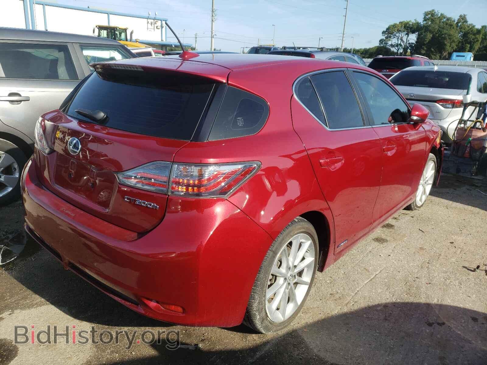 2011 LEXUS CT 200 - VIN: JTHKD5BH8B2007703 - Фото 4