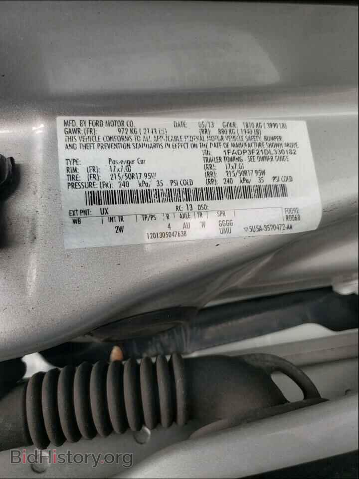 2013 FORD FOCUS - VIN: 1FADP3F21DL330182 - Photo 10