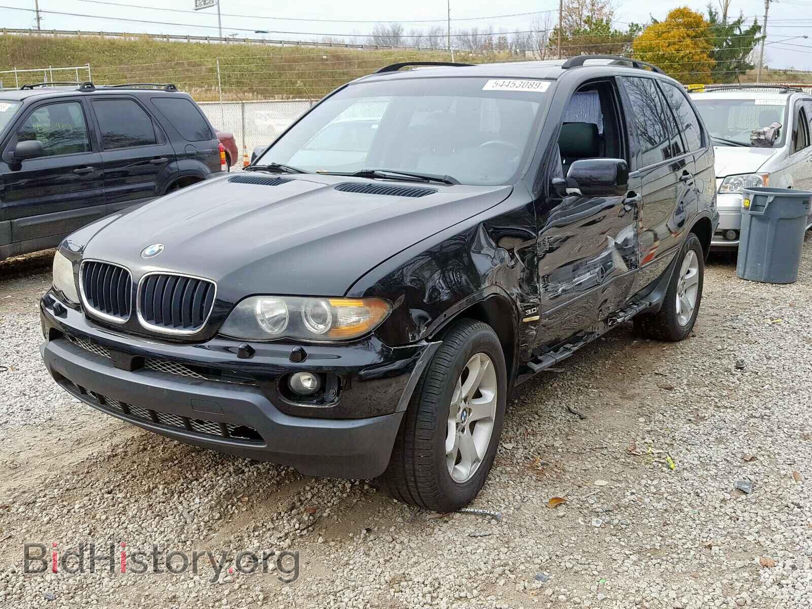 2005 BMW X5 - VIN: 5UXFA13515LY23156 - Фото 2