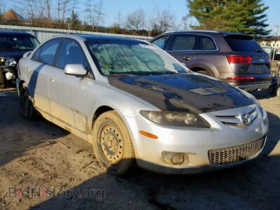 2006 Mazda 6 6 S, silver — VIN 1YVHP84DX65M49475, Copart
