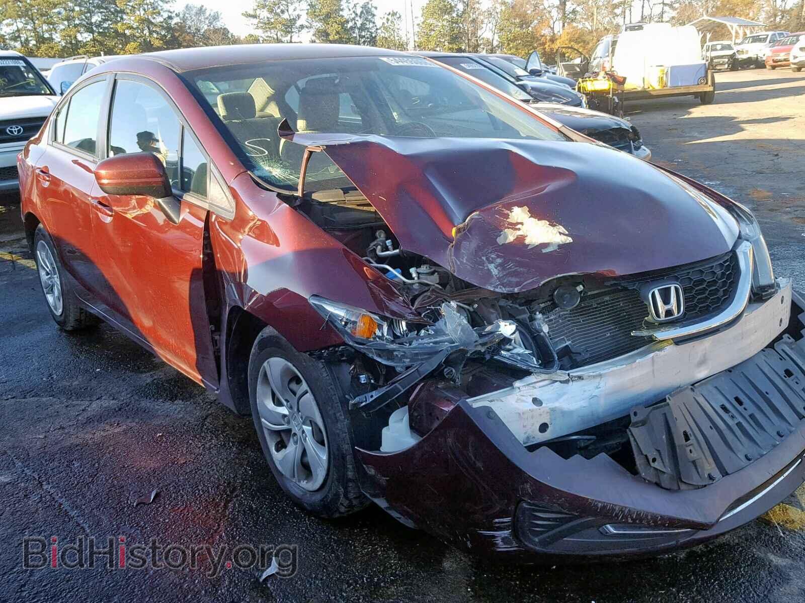 Фотография 19XFB2F57EE003530 - HONDA CIVIC LX 2014