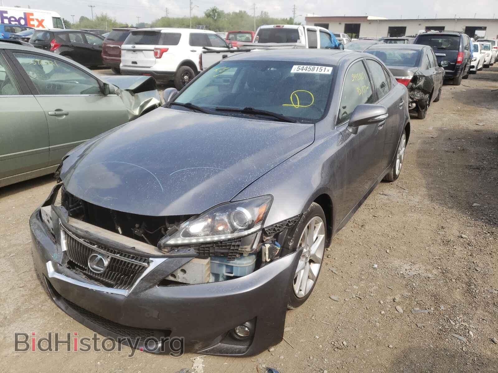 2012 LEXUS IS - VIN: JTHCF5C25C5054311 - Фото 2