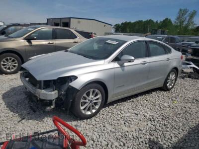 2019 Ford FUSION SEL, silver — VIN 3FA6P0MU3KR239554, Copart