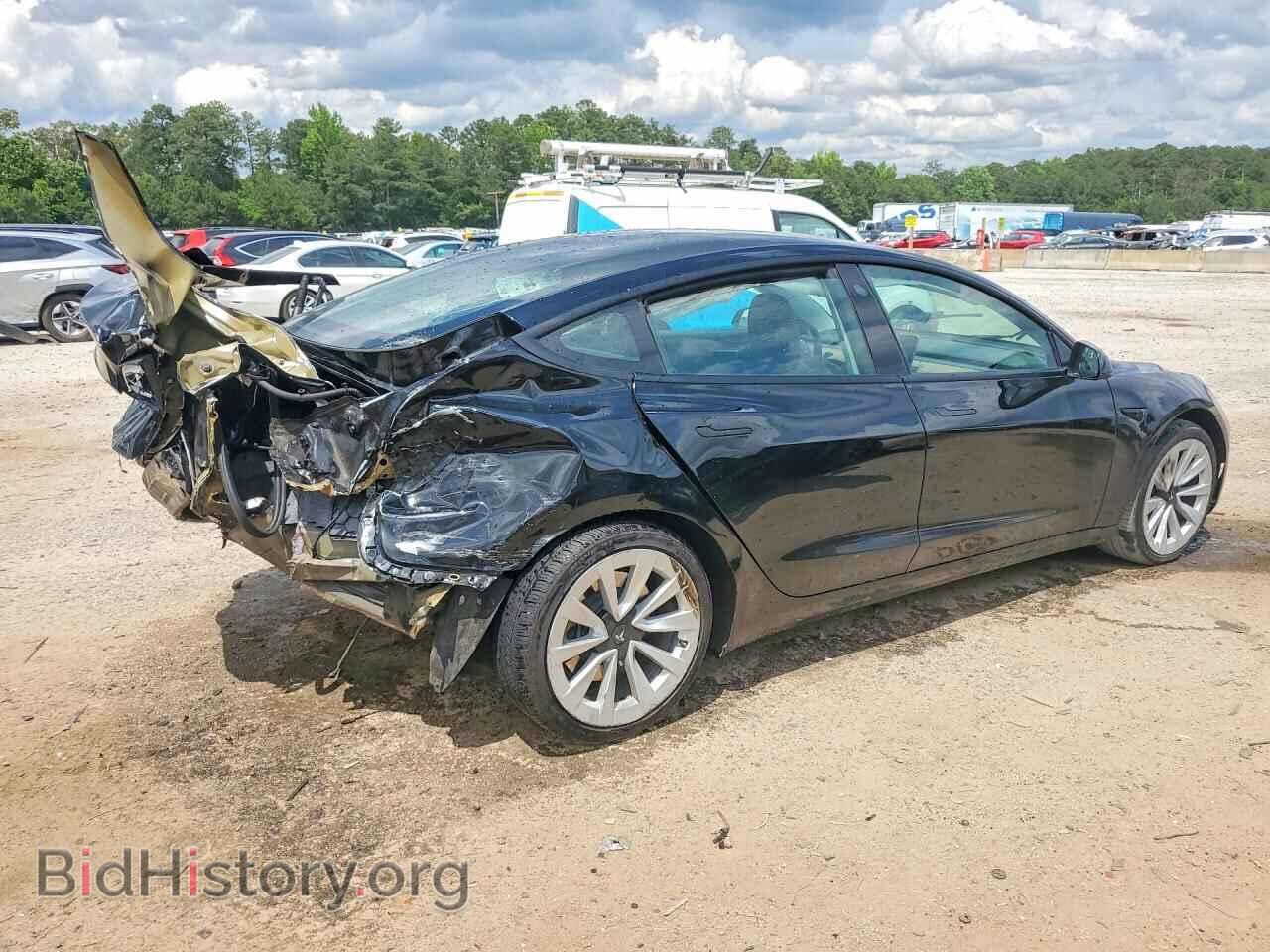2022 TESLA MODEL 3 - VIN: 5YJ3E1EA3NF184705 - Фото 3