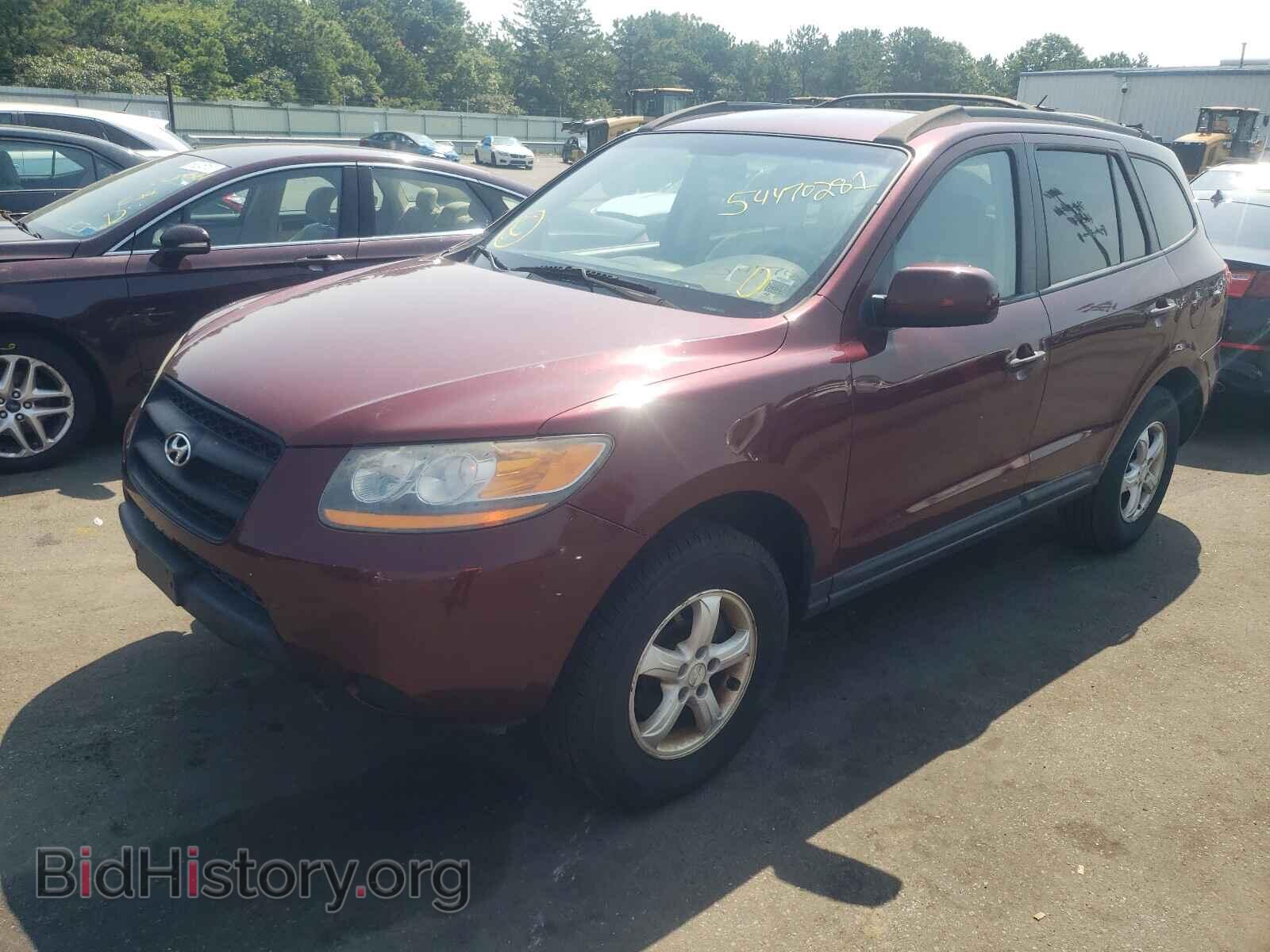 2008 HYUNDAI SANTA FE - VIN: 5NMSG73D98H203735 - Фото 2