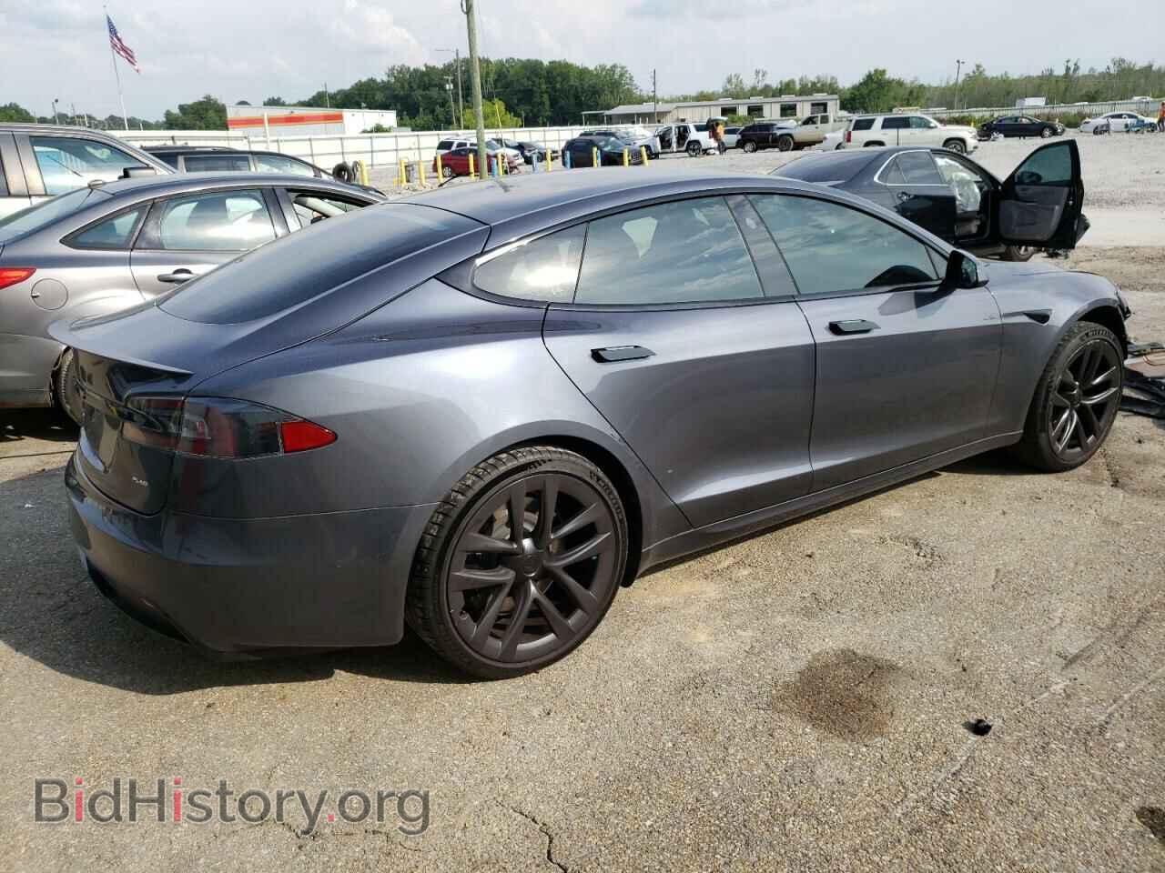 2021 TESLA MODEL S - VIN: 5YJSA1E61MF430748 - Фото 3