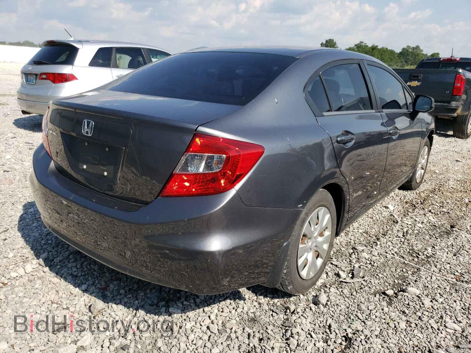 2012 HONDA CIVIC - VIN: 19XFB2E55CE068505 - Фото 4
