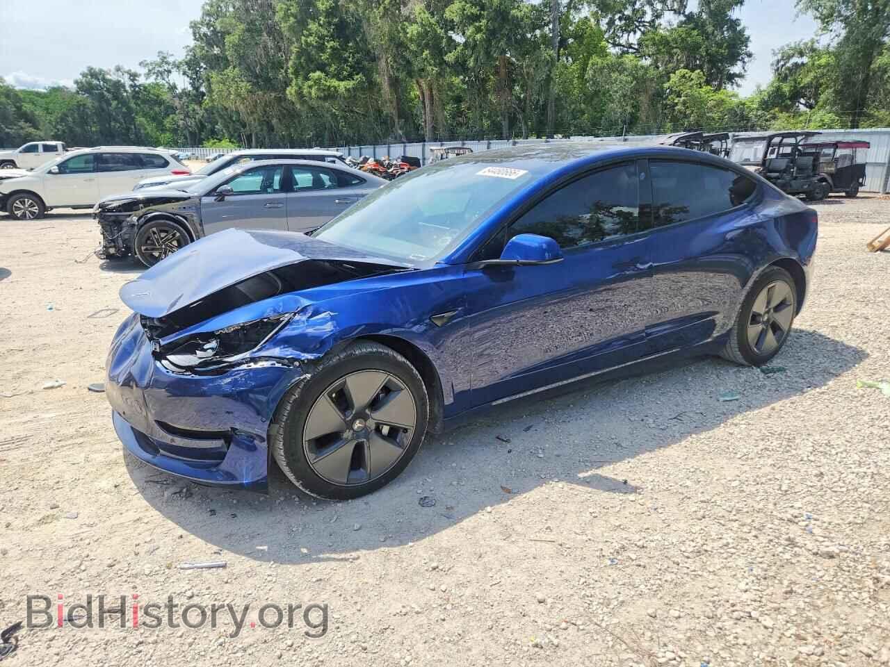 Photo 5YJ3E1EB1MF979856 - TESLA MODEL 3 2021