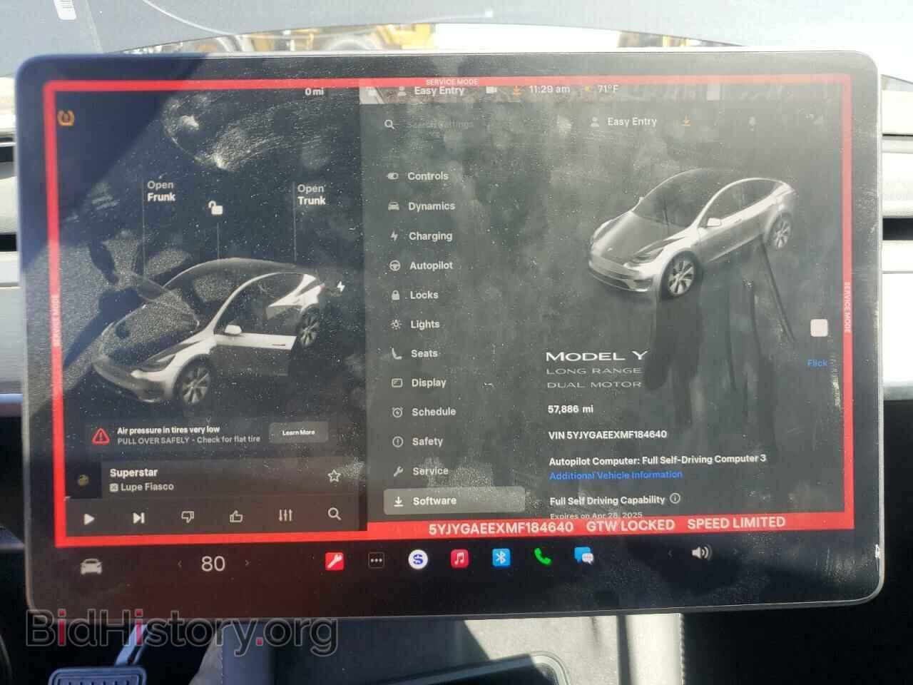 2021 TESLA MODEL Y - VIN: 5YJYGAEEXMF184640 - Фото 9
