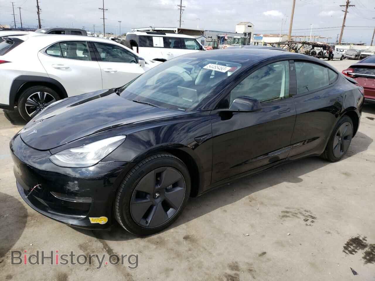 Photo 5YJ3E1EA9NF166287 - TESLA MODEL 3 2022