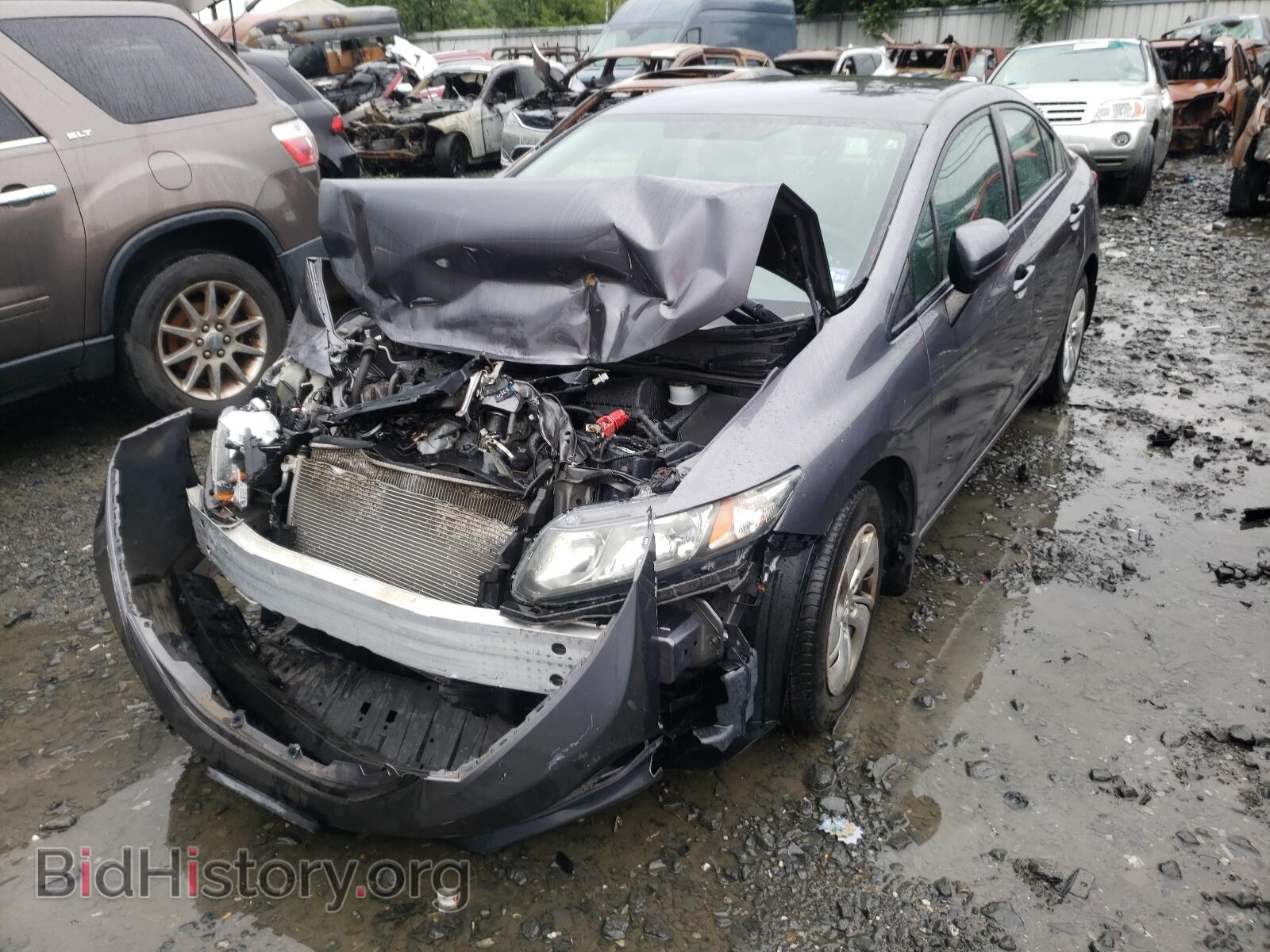 2014 HONDA CIVIC - VIN: 19XFB2F50EE036126 - Фото 2