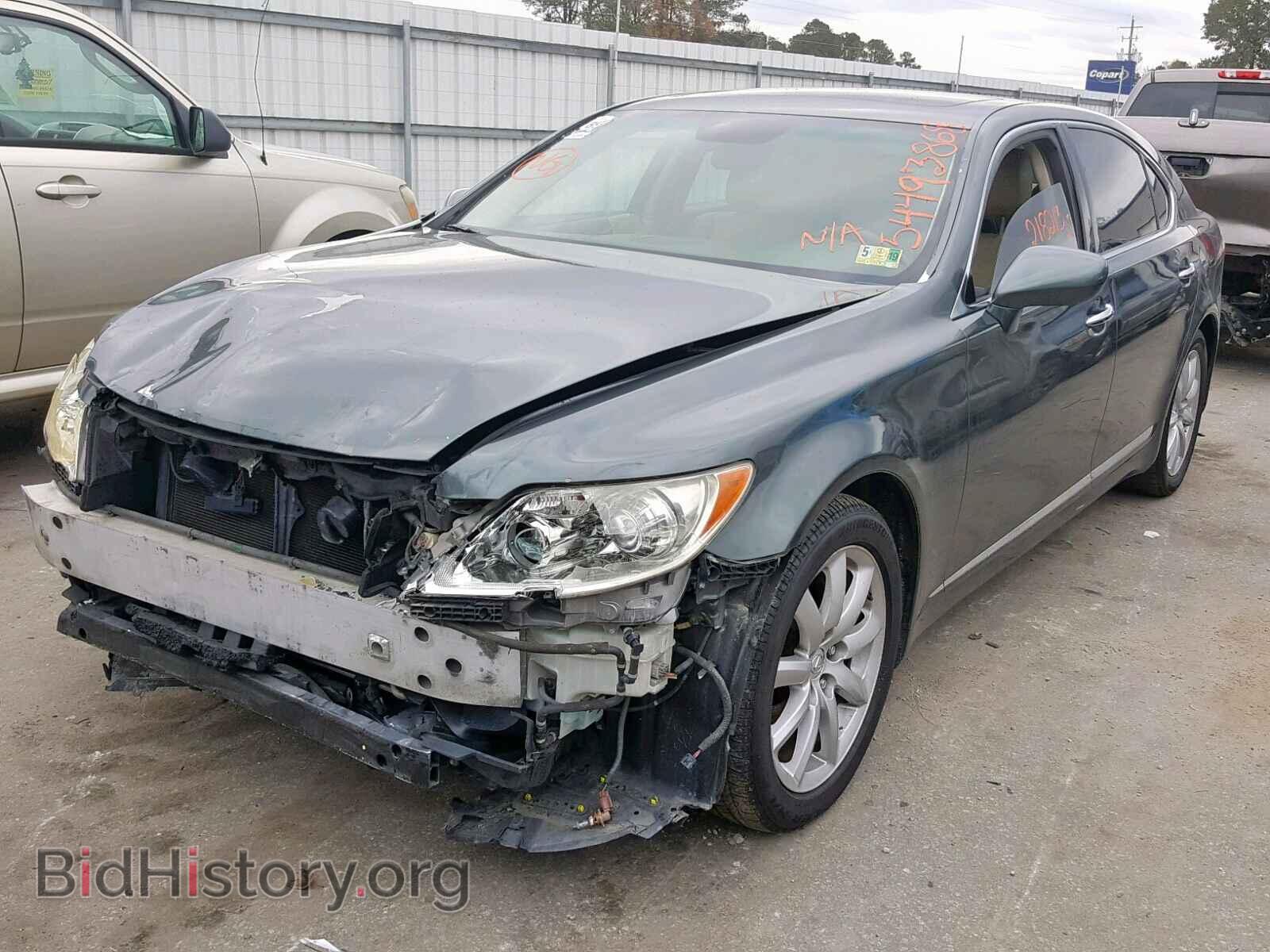 2007 LEXUS LS460 - VIN: JTHGL46F775020248 - Фото 2