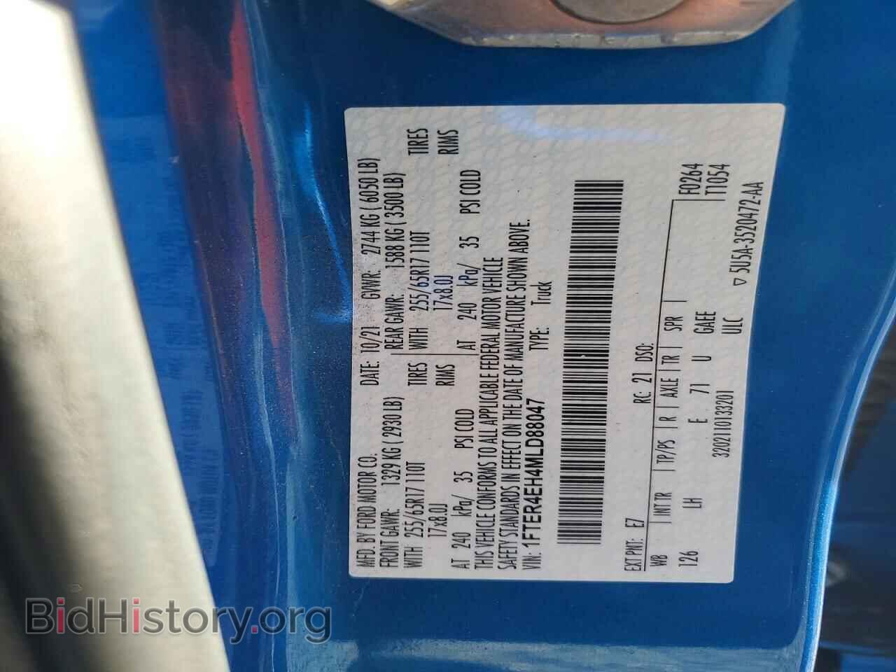 2021 FORD RANGER - VIN: 1FTER4EH4MLD88047 - Photo 13