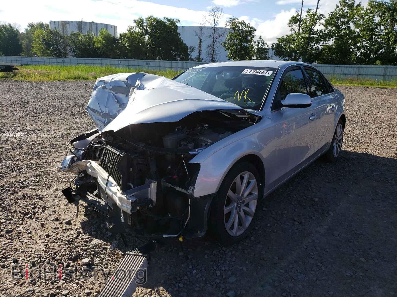 2013 AUDI A4 - VIN: WAUFFAFL4DN004977 - Photo 2